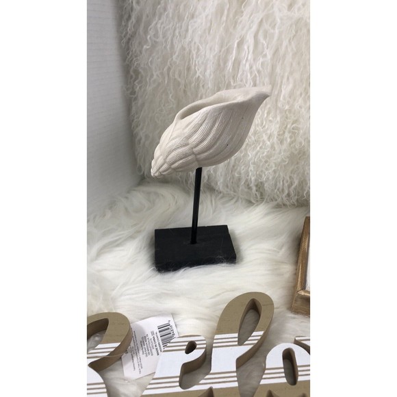 NEW - 5 set Decor Home Wood Sea, Beach, Fish, Decor Tabletop Home Office - Picture 3 of 13